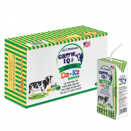 UC2 Grow IQ Sữa Non_Có Đường 180ml