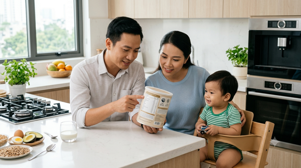 Cha mẹ lựa chọn sản phẩm có Choline cho trẻ