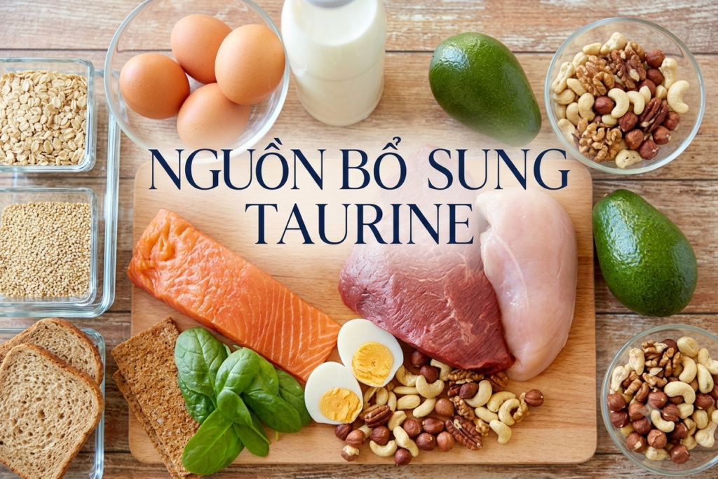 Nguồn Taurine thay đổi theo độ tuổi và chế độ dinh dưỡng của trẻ.