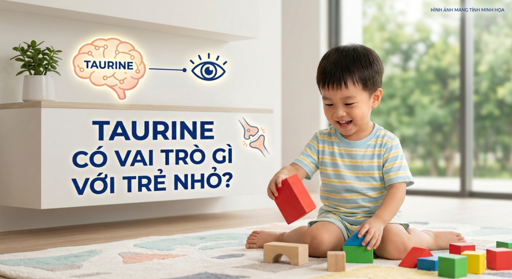 Vai trò của Taurine cho trẻ nhỏ
